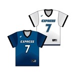 SAMPLE Lacrosse Single Ply Reversible Short Sleeve Jersey; Fusion Mesh; Adult; M