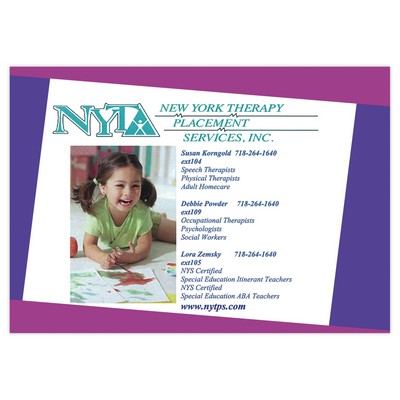 USA Made Premium UV Window Micro-Suction Cling Decal (3.5"x5") Rectangle